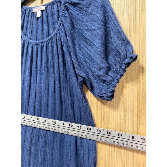 Lauren Conrad - Women's Blue Shirt Round Neckline - Small - Picture 4 of 15